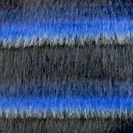 Misto Lana Pelliccia Blu